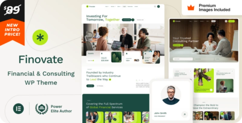 Finovate WordPress Theme Deal