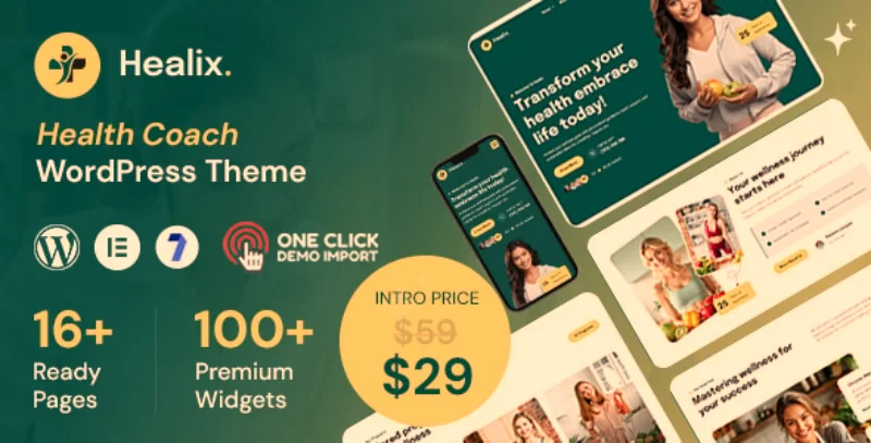 Healix WordPress Theme Deal