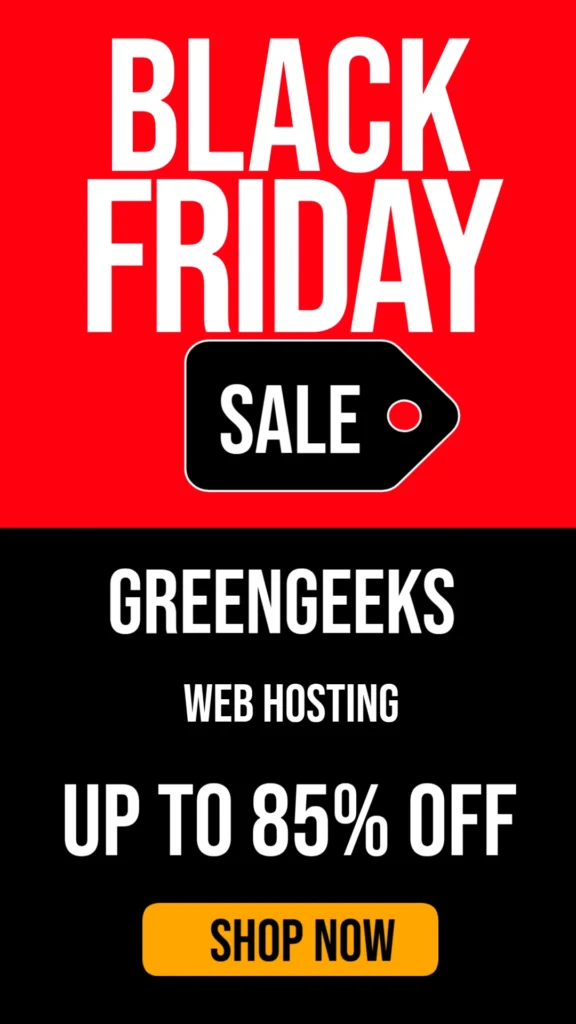 GreenGeeks Black Friday Sale 2025