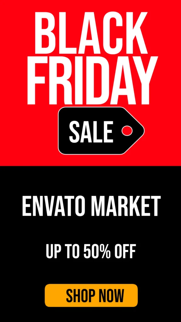 Envato Market Black Friday Deal 2025: Save Up to 50% OFF on Premium Themes & Plugins
