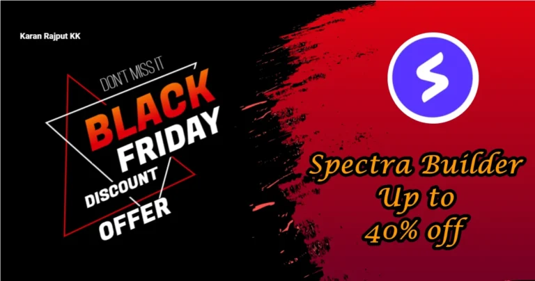 Spectra Builder Black Friday Deal 2025: Save Up to 40% OFF on Premium Page Builder!