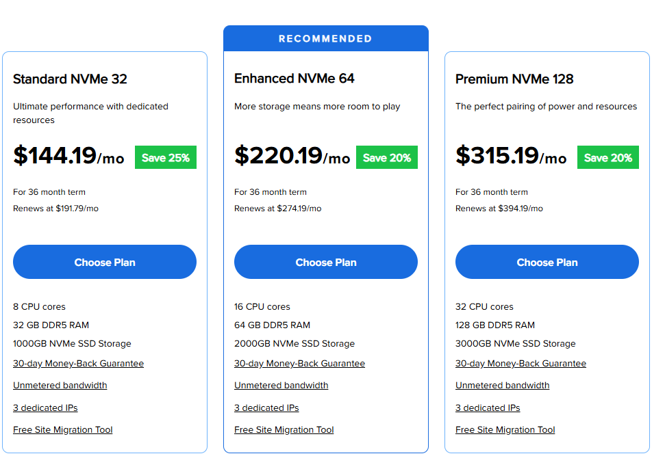 Bluehost Dedicated Hosting Deals 2026 β Up to 25% Off on NVMe Servers Bluehost Dedicated Hosting plan