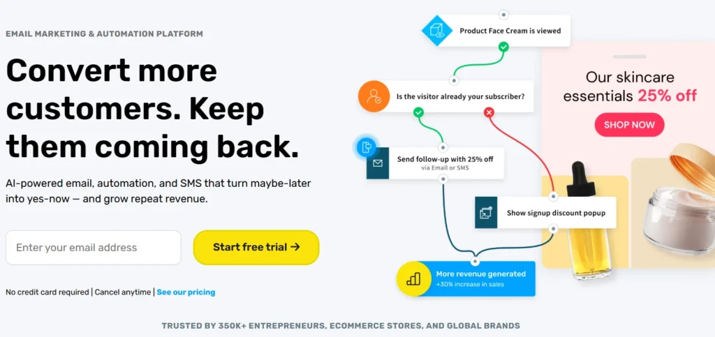 GetResponse Free Trial 2026: How to Get 14 Days Free (No Credit Card Needed) GetResponse free trial signup page